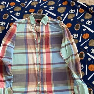 J crew button up
